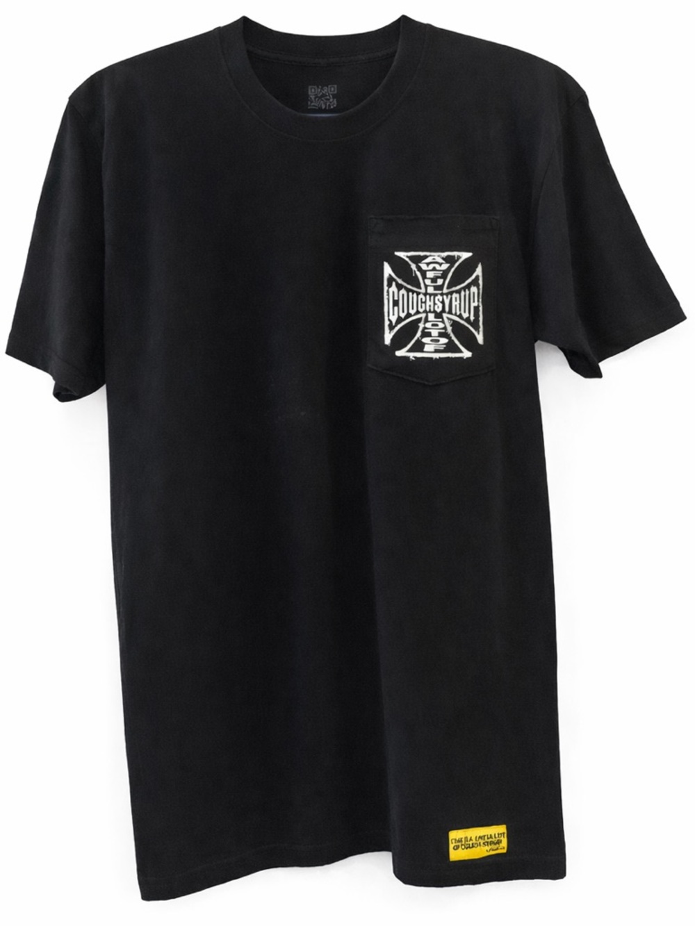 Awful Lot of Cough Syrup ALOCS Desto Dubb Graphic Pocket Tee